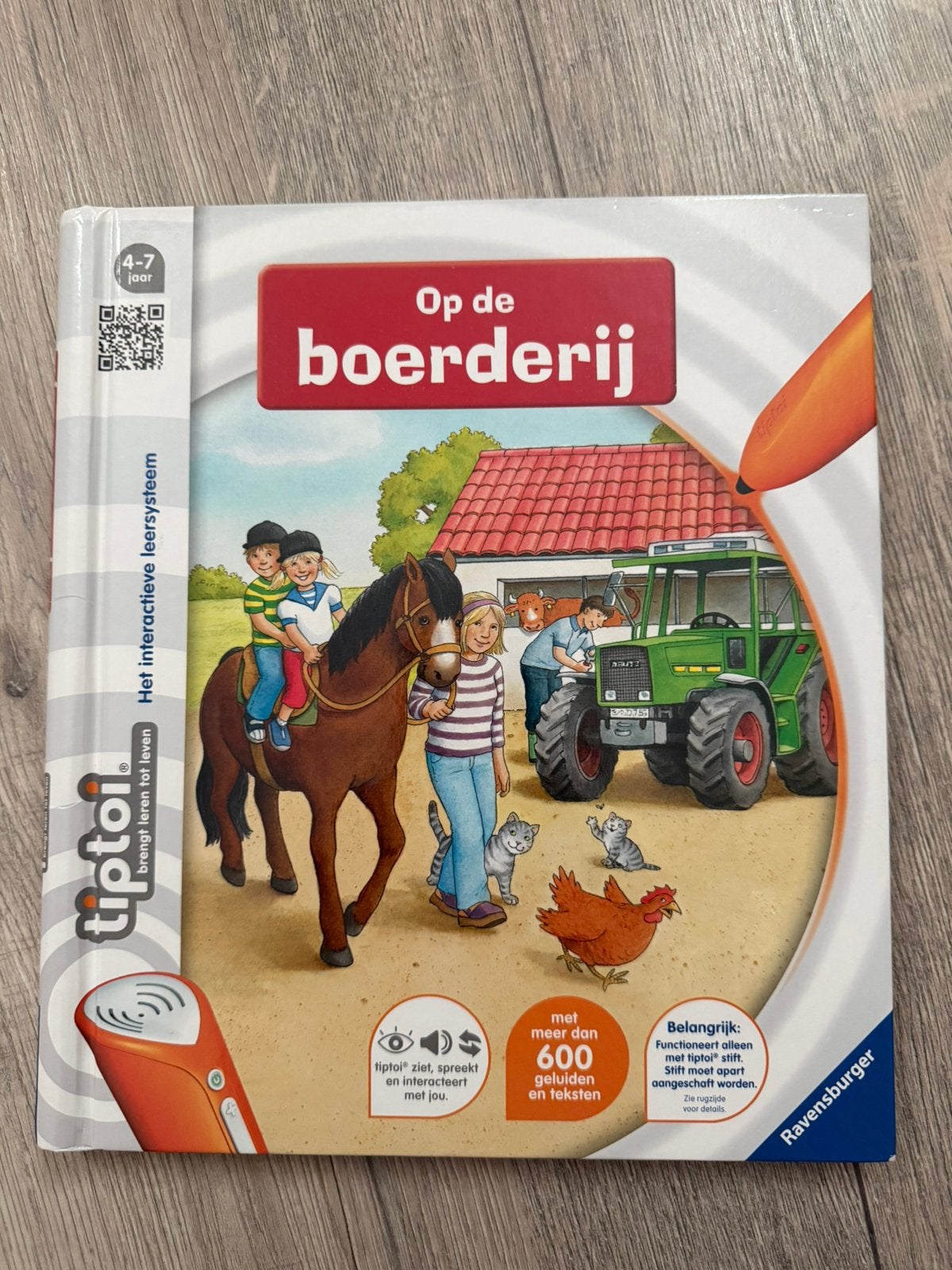 Tiptoi boek - Op de boerderij, Ophalen of Verzenden, Zo goed als nieuw, Ontdekken, Met geluid