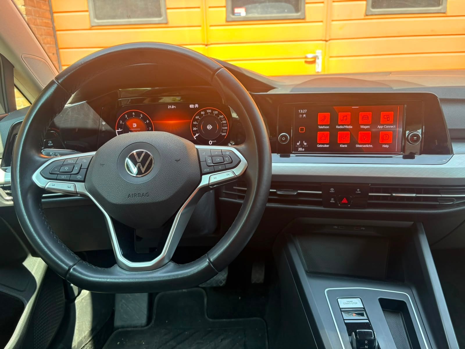 Volkswagen Golf 1.5 eTSI Style, Stof, Zwart, 4 cilinders, 150 pk