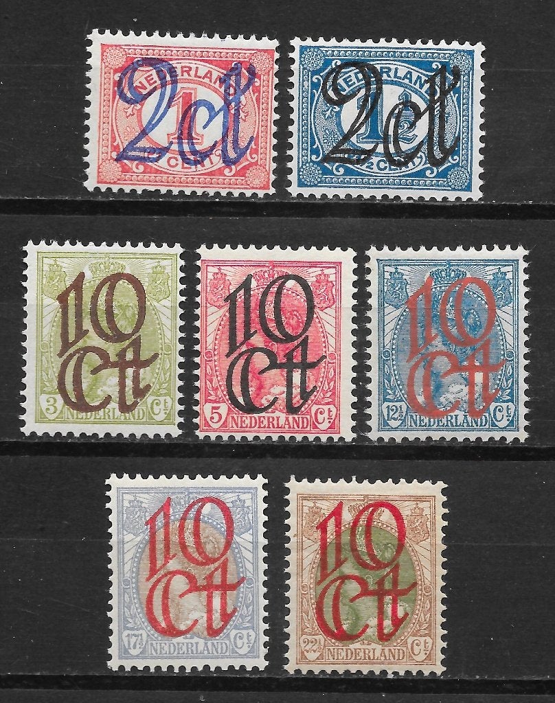 Nvph 114-120 postfris cw 90,00, Ophalen of Verzenden