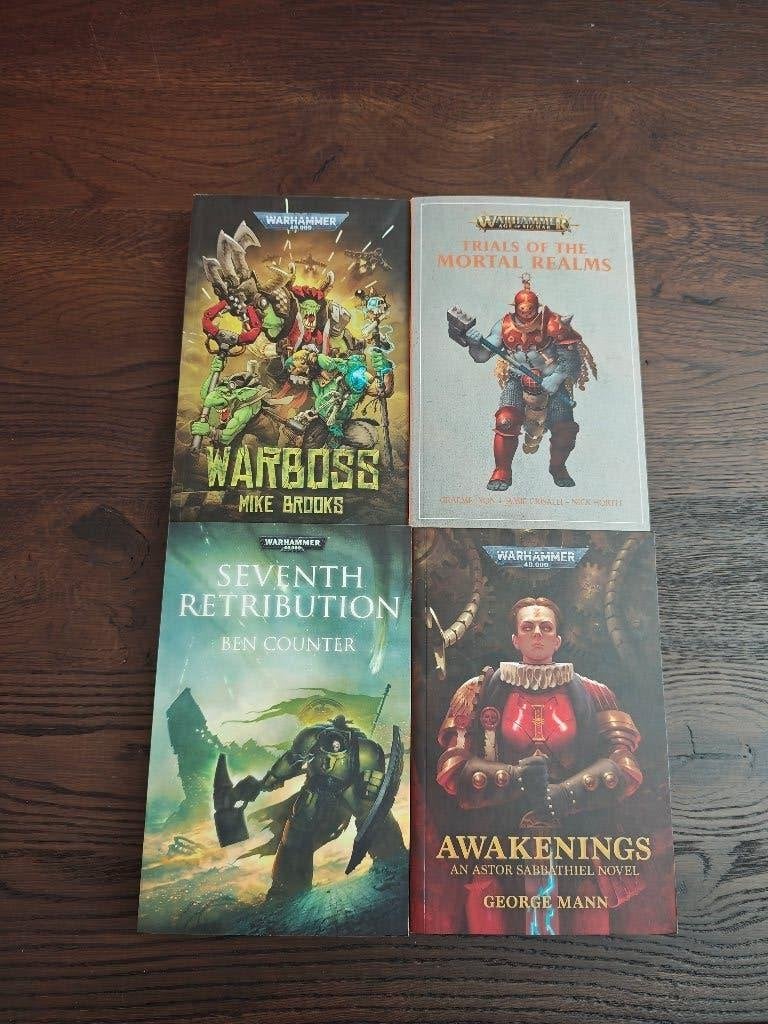 Warhammer 40k boeken paperback, Ophalen of Verzenden, Warhammer, Boek of Catalogus