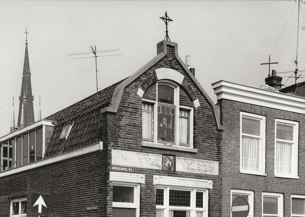 Utrecht Weerdsingel/Singelstraat Boni-Consult Foto, Ophalen of Verzenden, 1940 tot 1960, Ongelopen, Utrecht