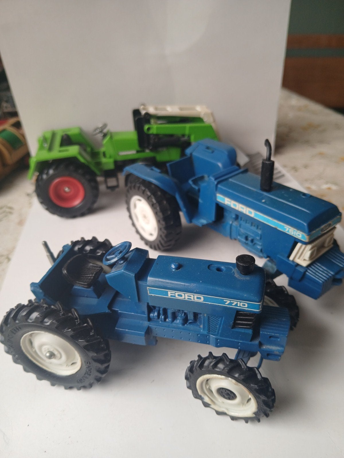 3x tractor.  Fendt en Ford.  Britains,  Siku en Lone star, Ophalen of Verzenden, Gebruikt, Tractor of Landbouw, Britains