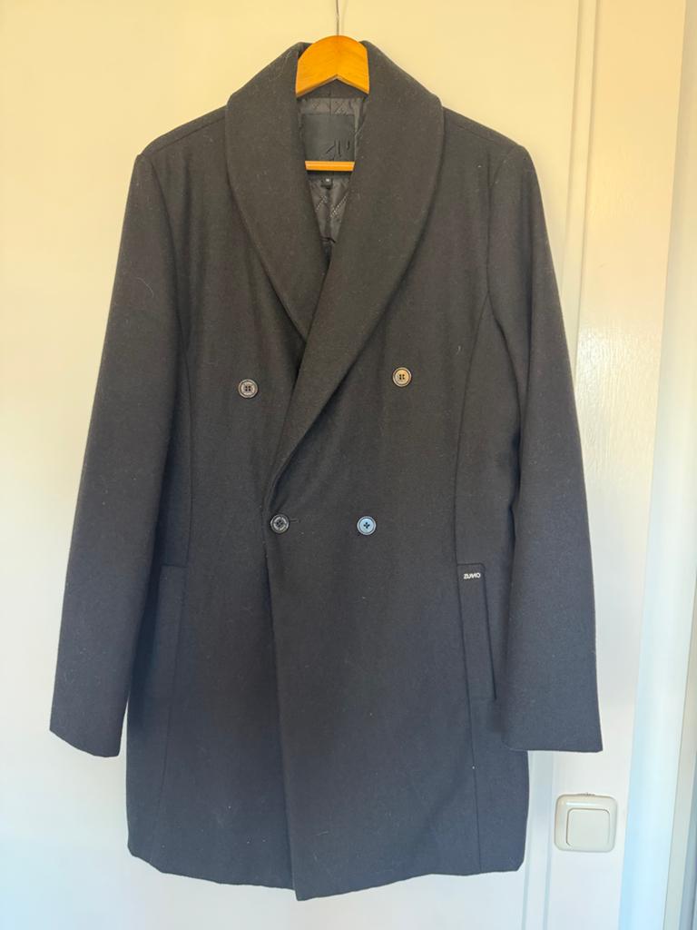 Zumo Trenchcoat Zwart Maat M, Ophalen of Verzenden, Zo goed als nieuw, Maat 48/50 (M), Zwart