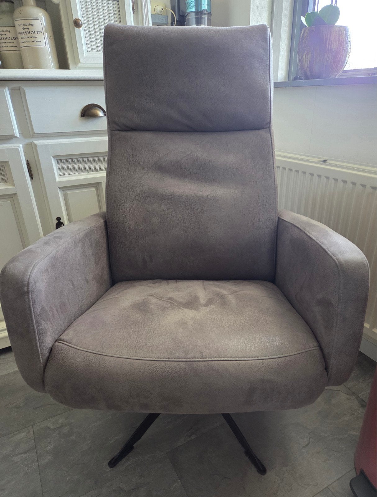 Foto 3 van Comfortabele relaxfauteuil - Grijs
