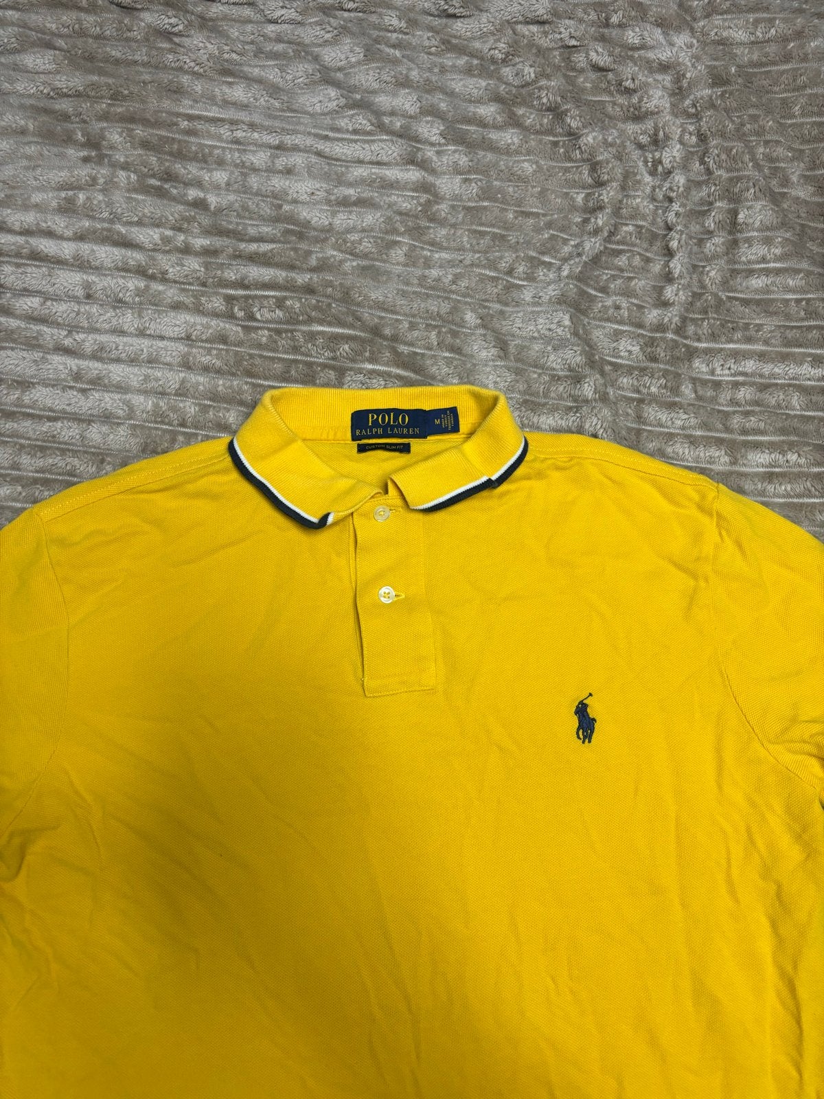 Ralph Lauren Polo, Ophalen of Verzenden, Zo goed als nieuw, Maat 48/50 (M), Geel