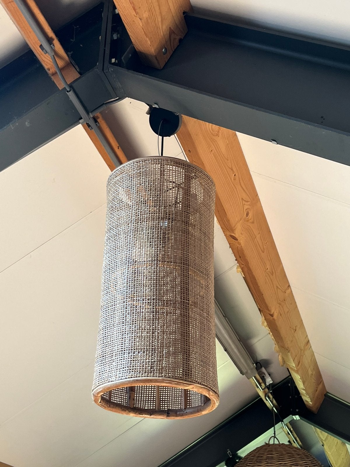 Webbing hanglamp (2 stuks) NIEUW, Ophalen of Verzenden, Nieuw, Natuurlijk materiaal