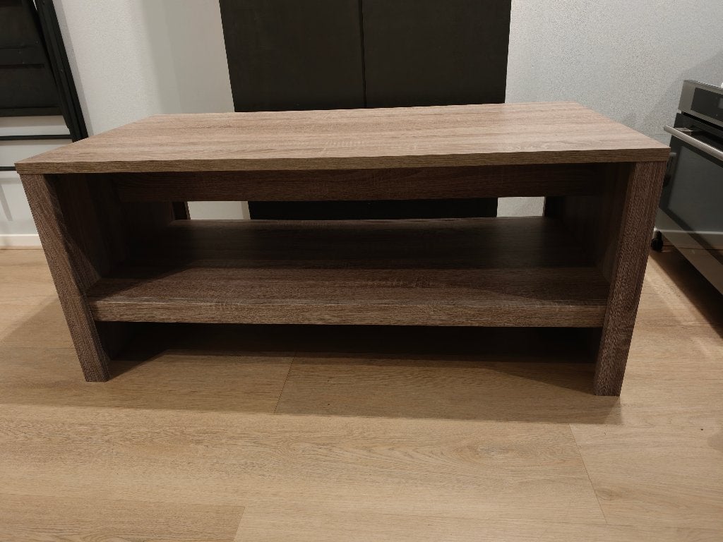 Salontafel eiken kleurig, Ophalen, 50 – 75, Gebruikt, 100 tot 150 cm