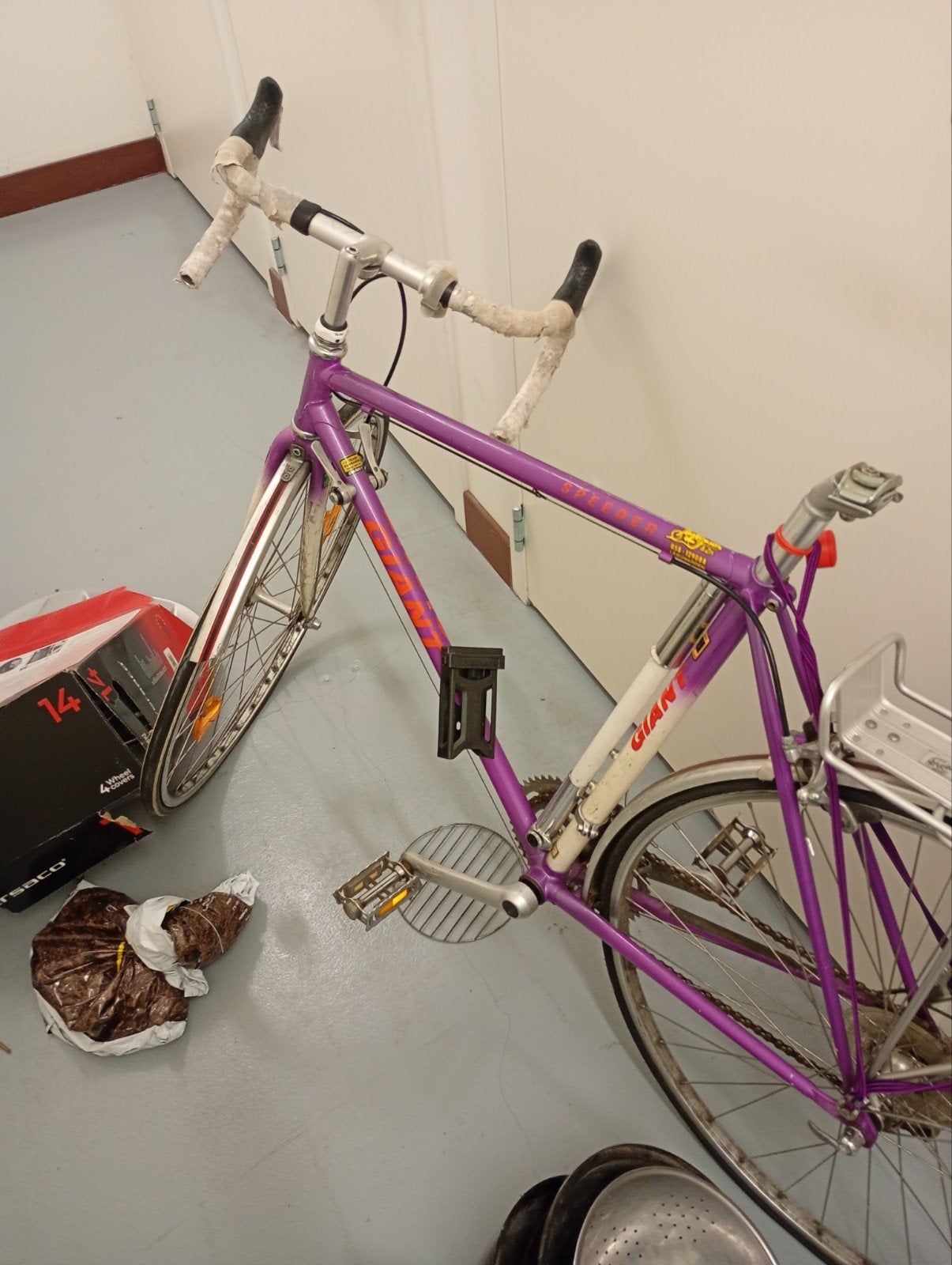 Giant Speeder racefiets - paars/wit, Ophalen of Verzenden, Gebruikt, Meer dan 20 versnellingen, Giant