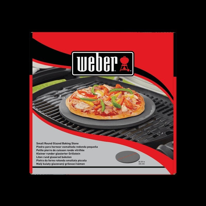 Weber Glazen Pizzasteen 26 cm - Perfect voor Pizza & Brood, Ophalen, Nieuw, Weber