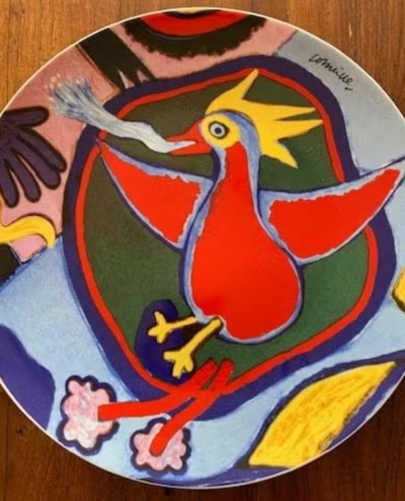 De Vuurvogel  Corneille schaal izgst, Ophalen
