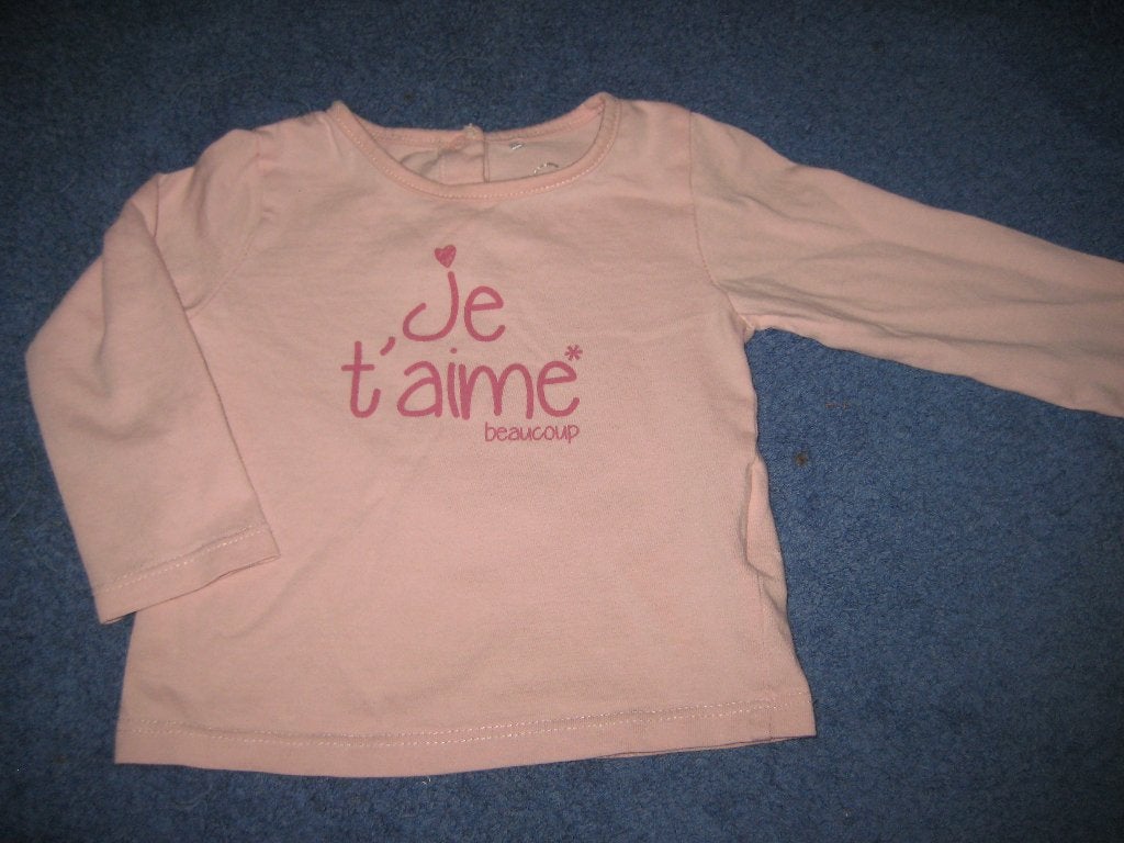 Roze shirt, 62, 3-6m, George, Kinderen en Baby's, Babykleding | Maat 62, Ophalen of Verzenden, Zo goed als nieuw, Meisje, Shirtje of Longsleeve