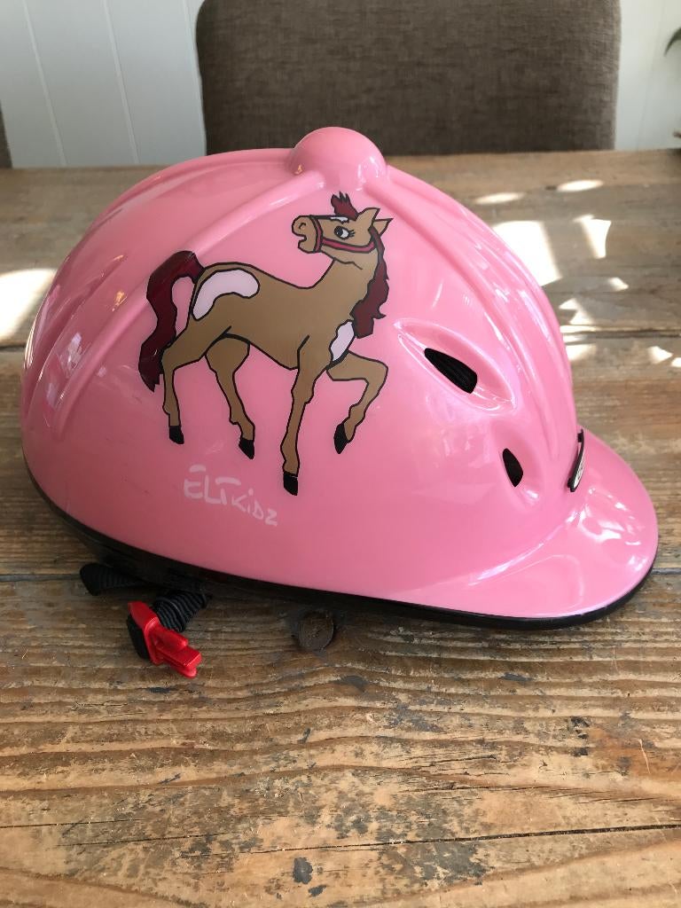fietshelm met paard afbeelding (Eli Kidz) S, Meisje, Ophalen of Verzenden, Zo goed als nieuw, S