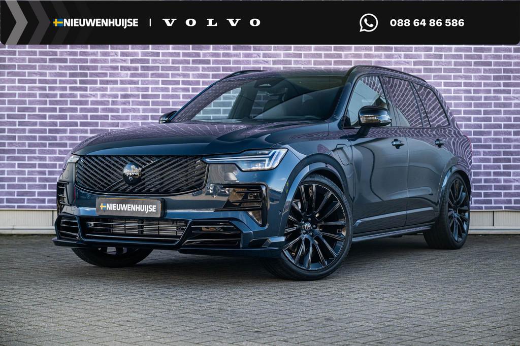Volvo XC90 2.0 T8 Plug-in hybrid AWD Ultra Black Edition | E, Auto's, 12 maanden, 4 cilinders, Blauw, Vierwielaandrijving