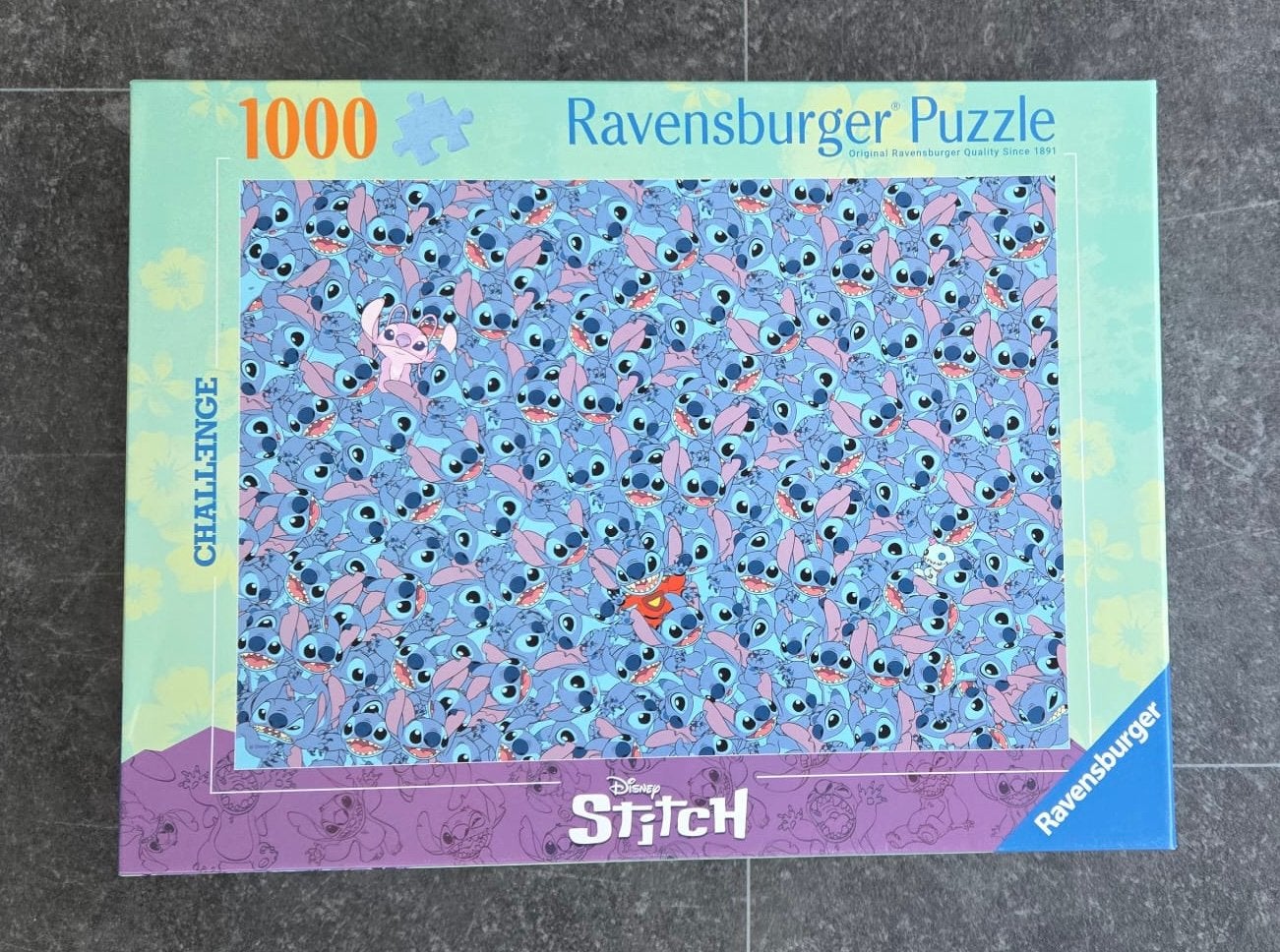 Stitch puzzel 1000 stukjes, Ophalen of Verzenden, 500 t/m 1500 stukjes, Zo goed als nieuw, Legpuzzel