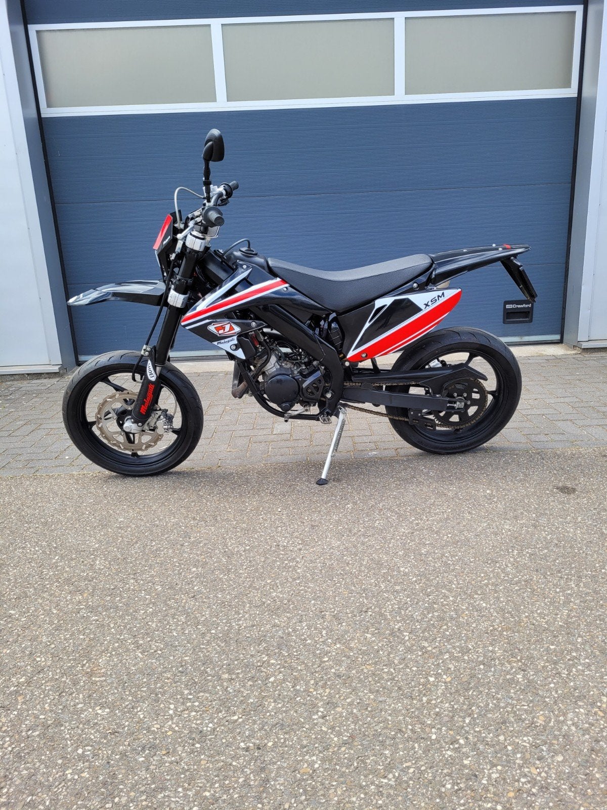 Malaguti XSM 50 Supermotard - Zo goed als nieuw, Ophalen, 6 versnellingen, Maximaal 45 km/u, Zo goed als nieuw