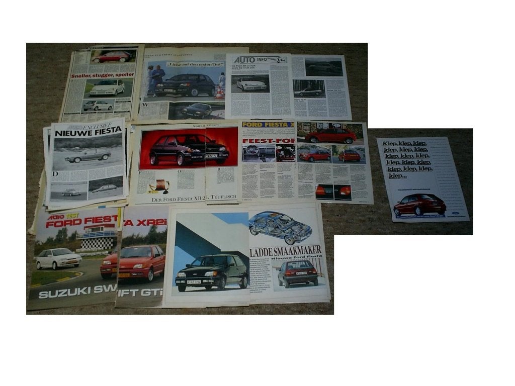 Ford Fiesta XR2 i [ 29 verschillende. testen en info's ], Verzenden, Zo goed als nieuw, Ford