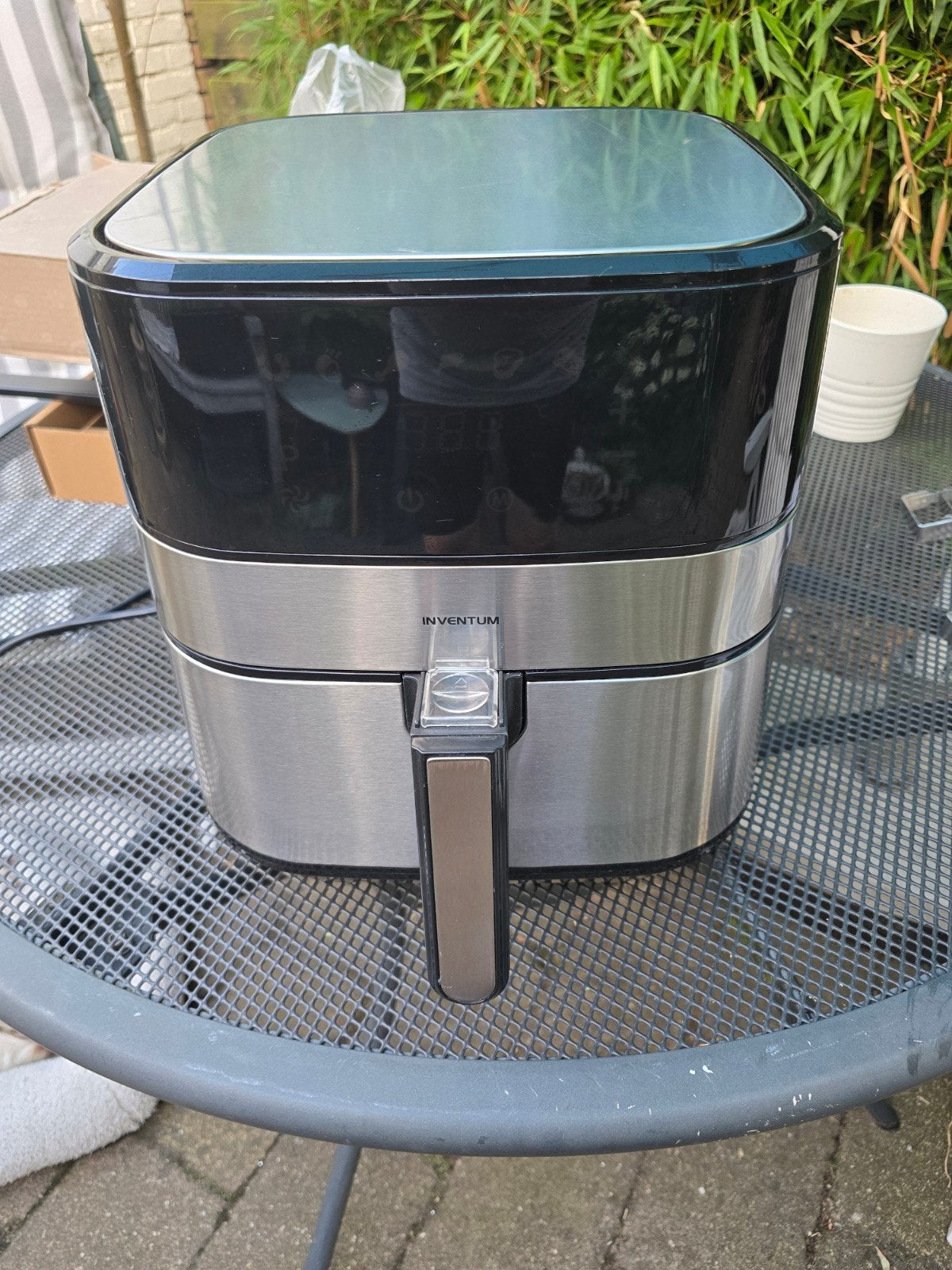 Zgan: Inventum airfryer, Witgoed en Apparatuur, Airfryers, Ophalen, Zo goed als nieuw, Airfryer, 1000 t/m 1499 gram