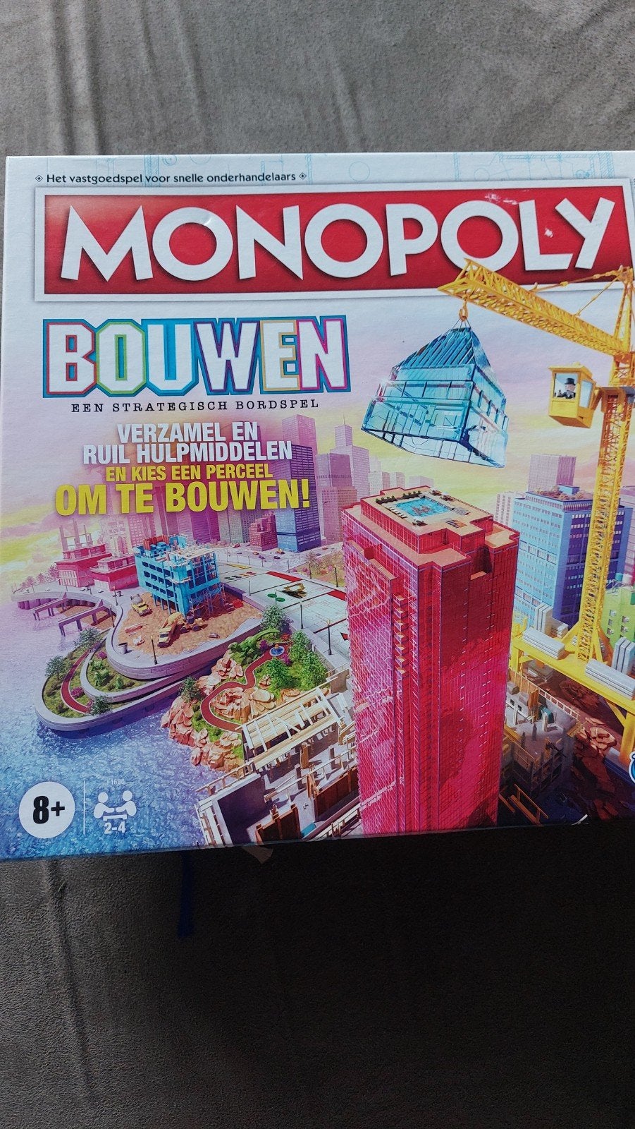 Monopoly Bouwen - Strategisch Bordspel, Hobby en Vrije tijd, Gezelschapsspellen | Bordspellen, Een of twee spelers, Ophalen of Verzenden