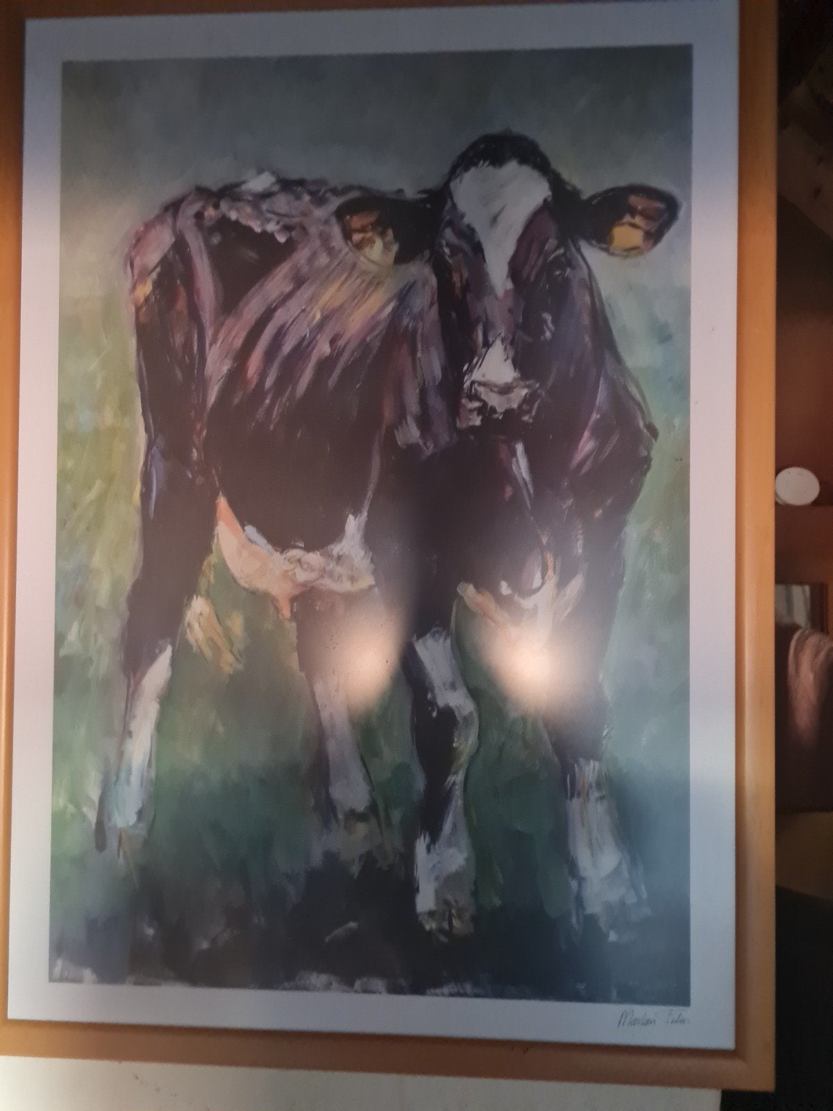 Fraai schilderij koe, Antiek en Kunst, Kunst | Schilderijen | Klassiek, Ophalen