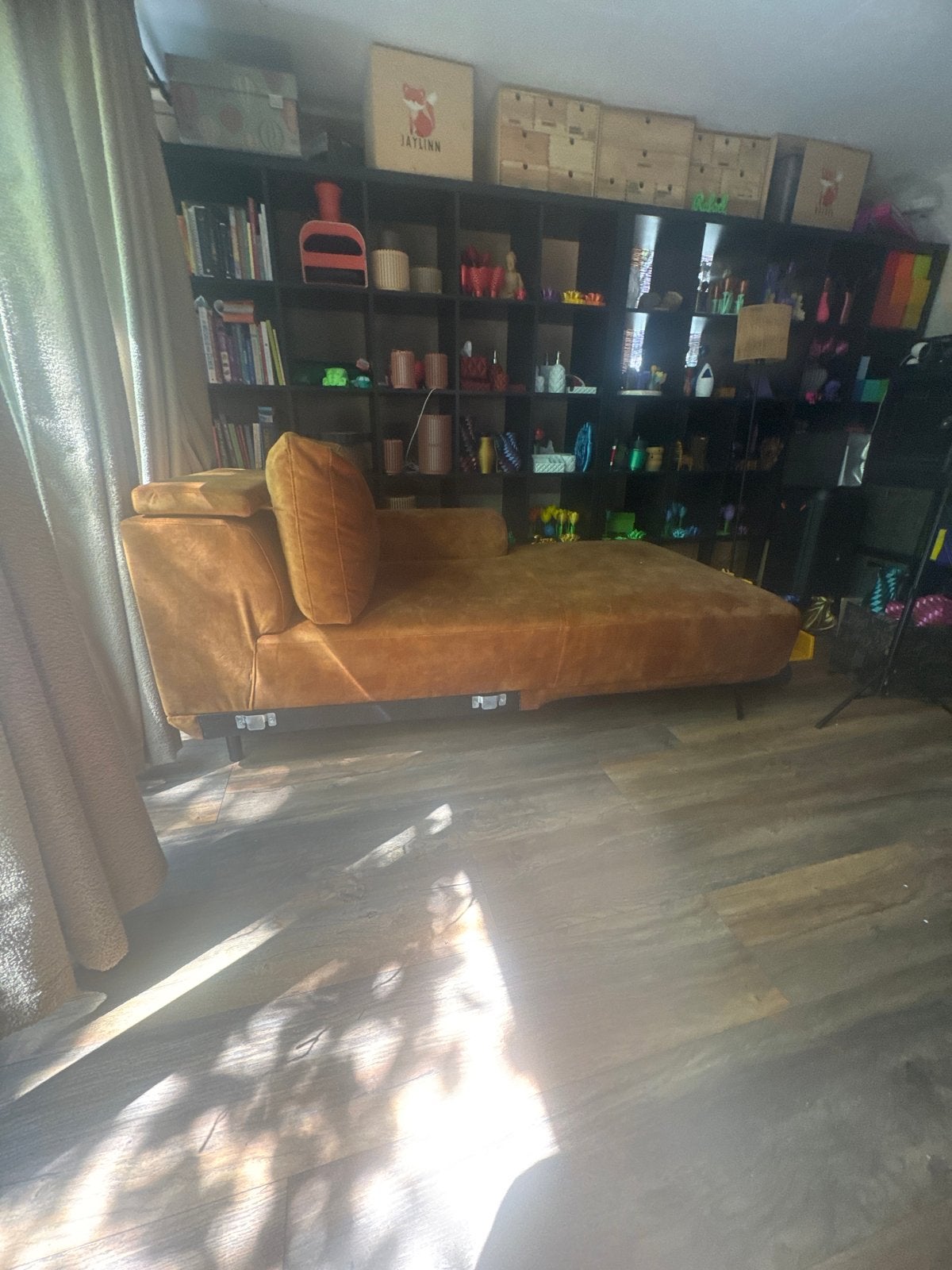 Chaise longue rechter gedeelte - Goossens, Ophalen of Verzenden, Zo goed als nieuw, Stof