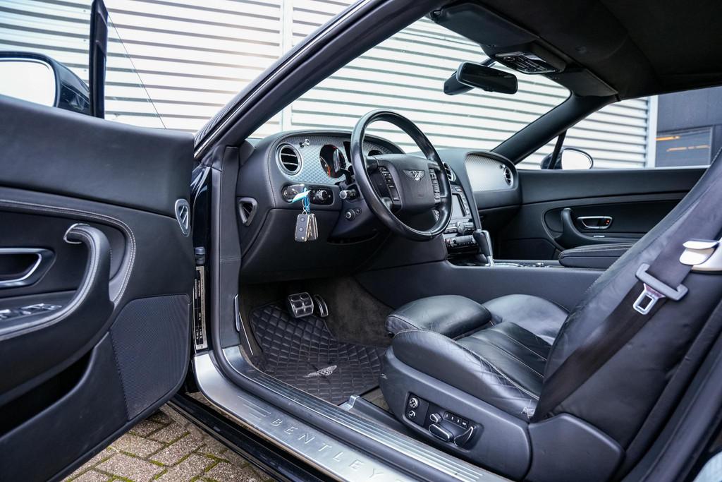Bentley Continental GTC 6.0 W12 Keyless Navi Cruise Stoelver, Auto's, Automaat, Gebruikt, 4 stoelen, Zwart