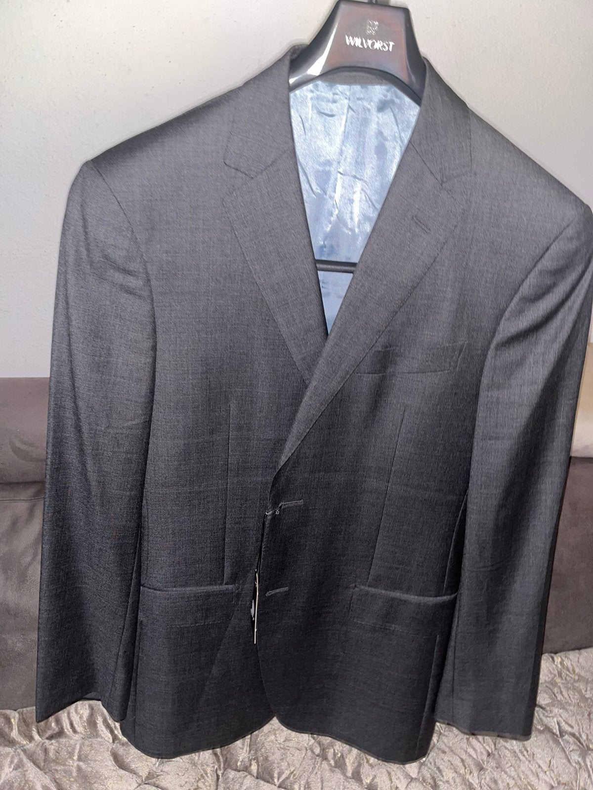 colbert in antraciet grijs - maat 98, NIEUW Pure Wool, Ophalen of Verzenden, Nieuw, Maat 48/50 (M), Grijs