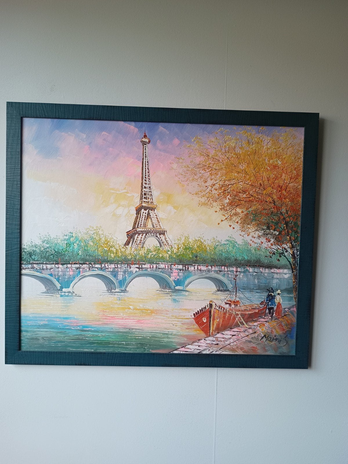 schilderij Eifeltoren, Ophalen