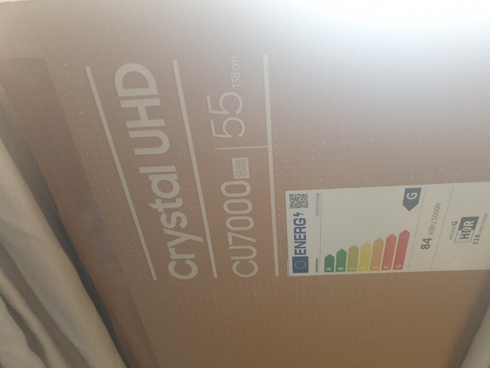 samsung smart tv 55inch, Ophalen, 50 Hz, Zo goed als nieuw, Samsung