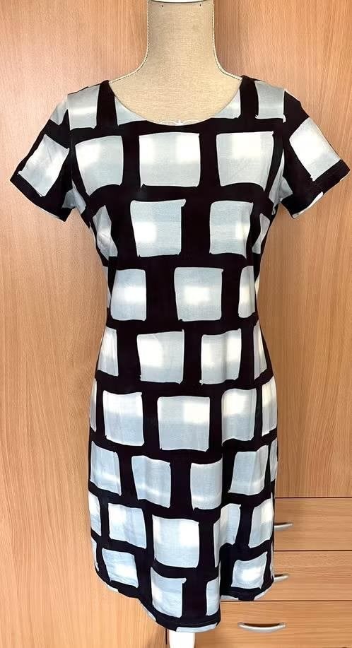 van der Mark jurk maat 38, Kleding | Dames, Jurken, Maat 38/40 (M), Blauw, Ophalen of Verzenden, Zo goed als nieuw