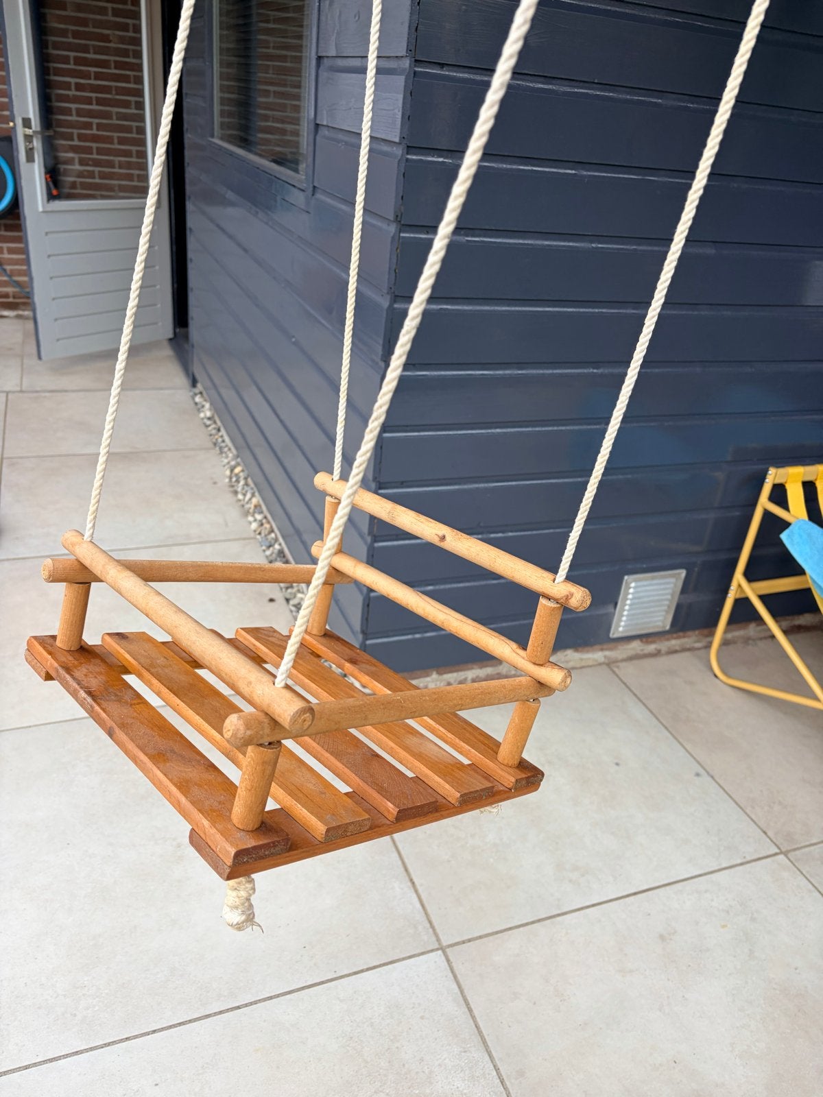 Houten schommel voor kinderen, Ophalen of Verzenden, Gebruikt, Schommel