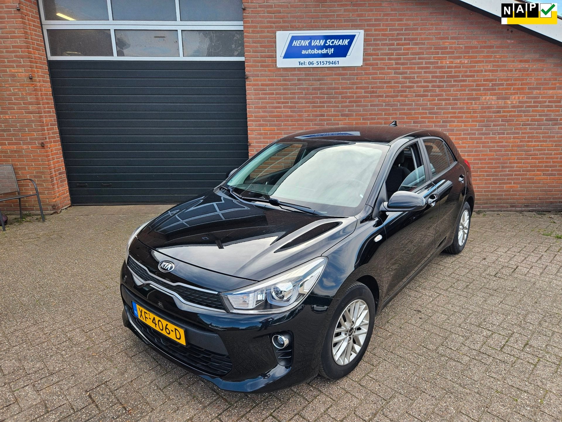Kia Rio 1.0 TGDI DynamicLine 2019 - Camera, Carplay, Auto's, Voorwielaandrijving, 450 kg, Gebruikt, Euro 6