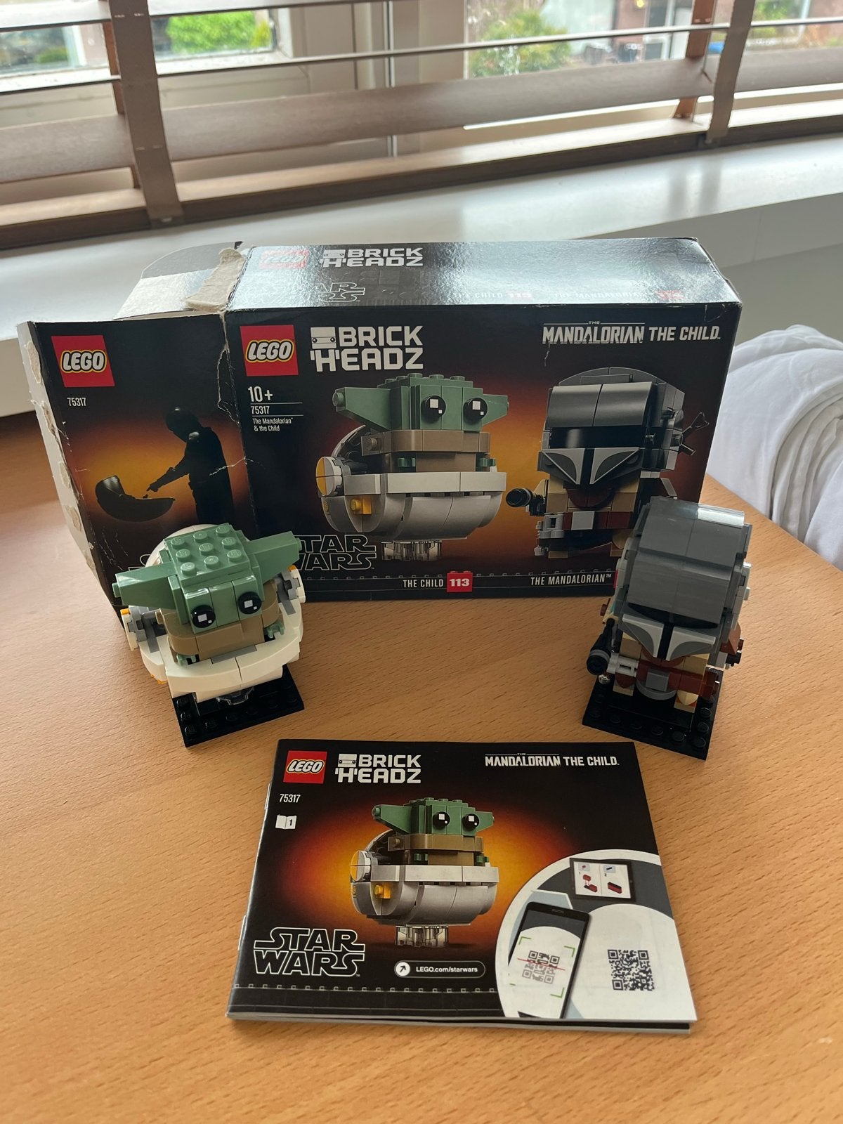 Lego BrickHeadz 75317 Mandalorian & The Child (Baby Yoda), Gebruikt, BrickHeadz, Lego, Ophalen of Verzenden
