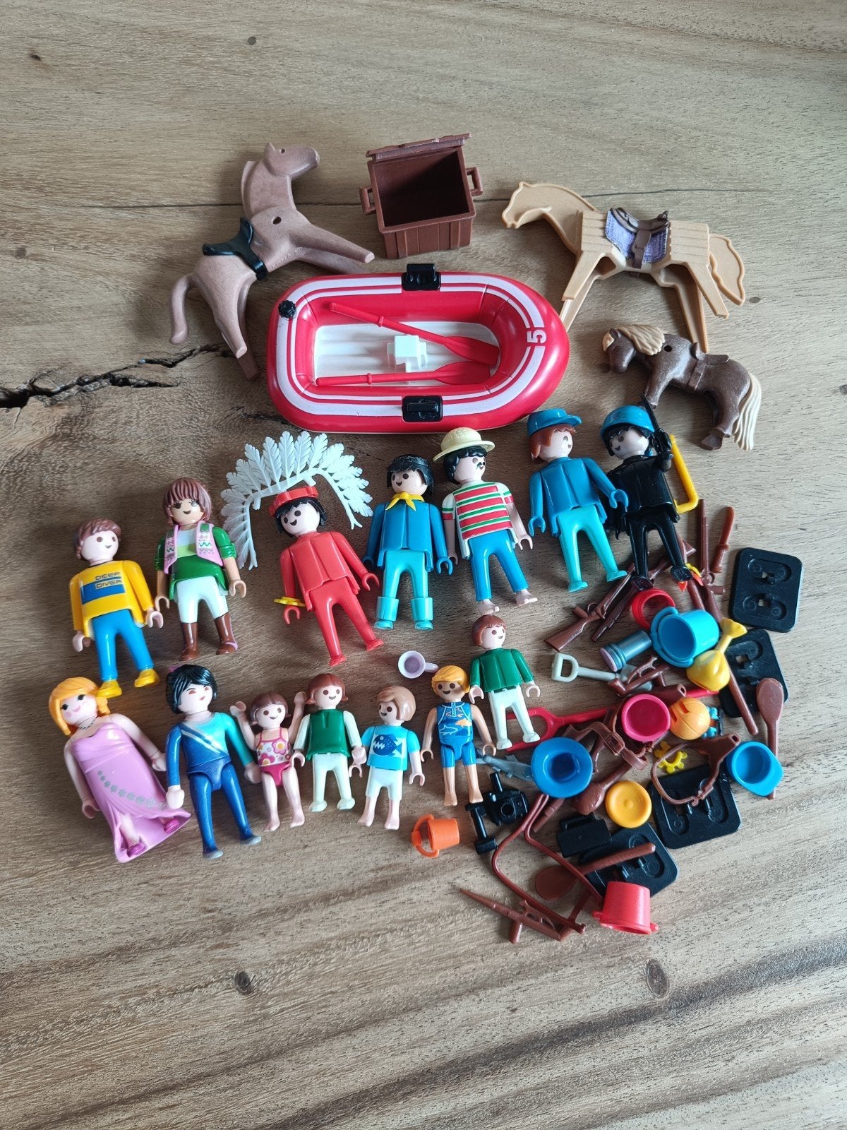 Collectie playmobil poppetjes, coaching/familie opstelling, Ophalen of Verzenden, Zo goed als nieuw, Los playmobil