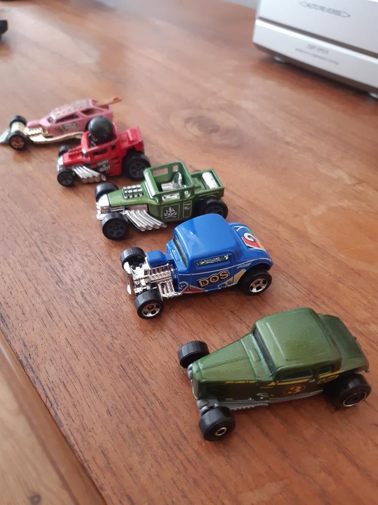 5 Hotwheels HotRod., Ophalen of Verzenden, Auto