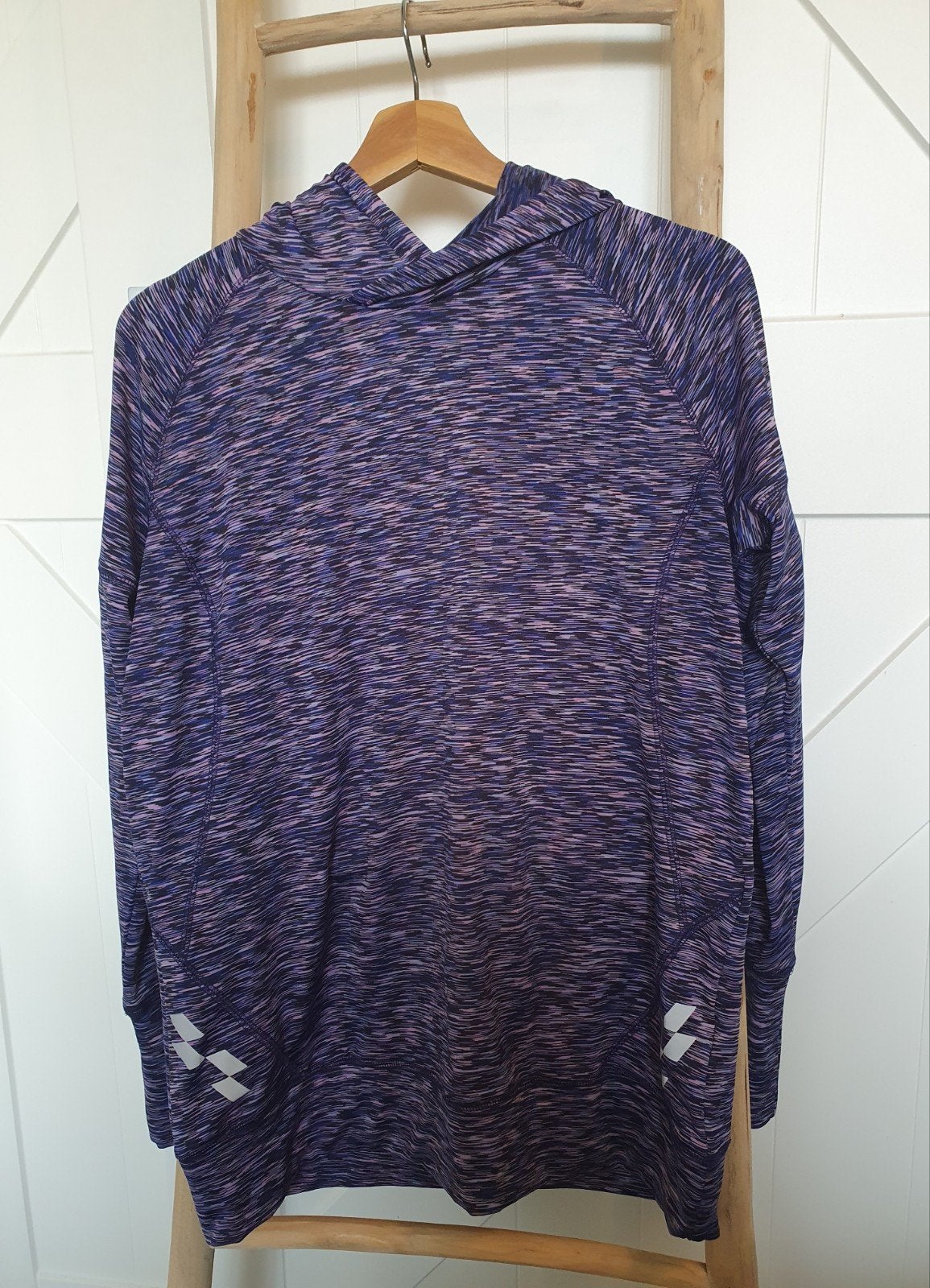 Crivit sportshirt met capuchon, maat L, Kleding | Dames, Sportkleding, Paars, Maat 42/44 (L), Ophalen of Verzenden, Fitness of Aerobics