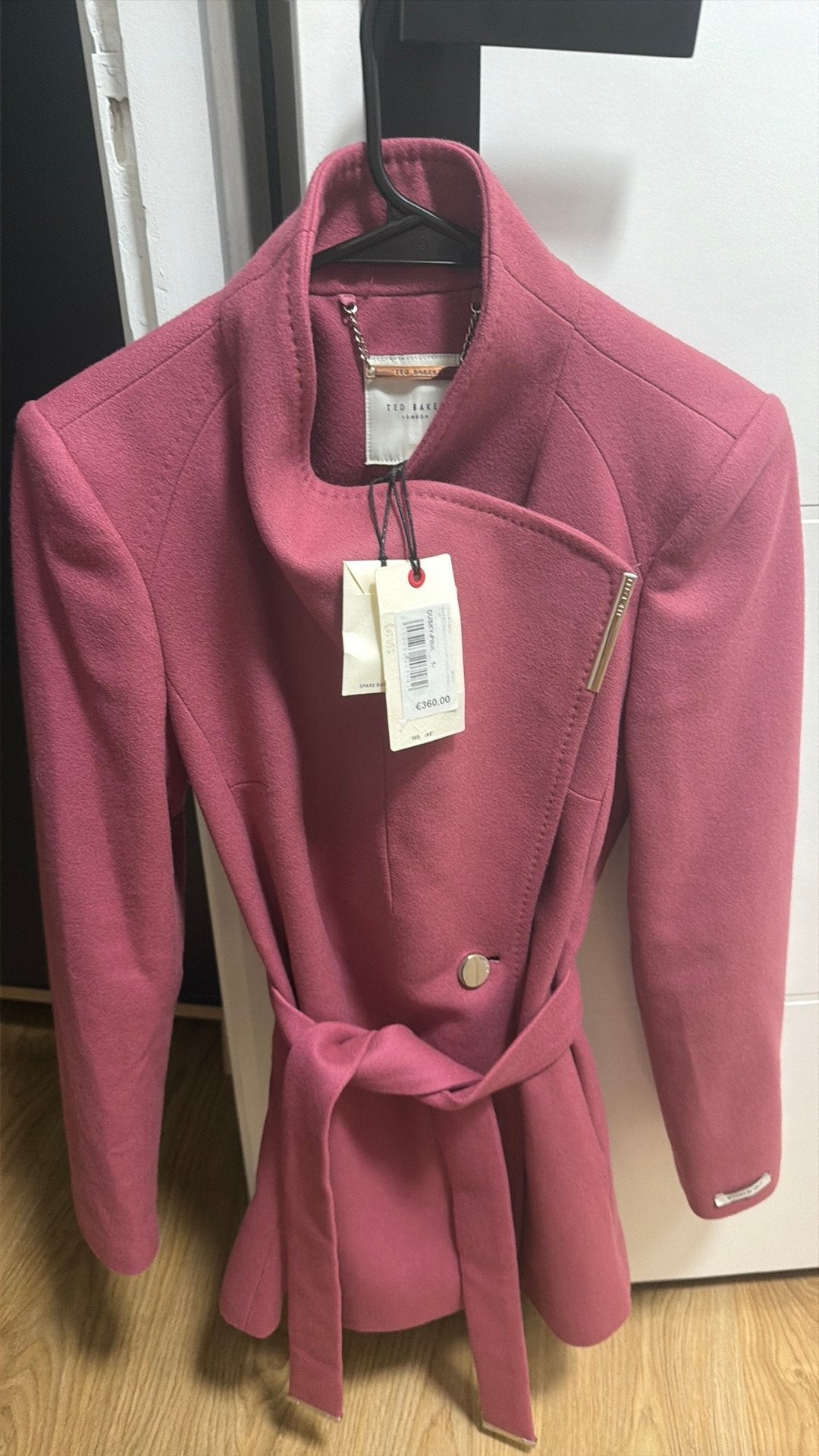 Ted baker jas nieuw met prijskaartje, Ophalen of Verzenden, Nieuw, Maat 36 (S), Roze