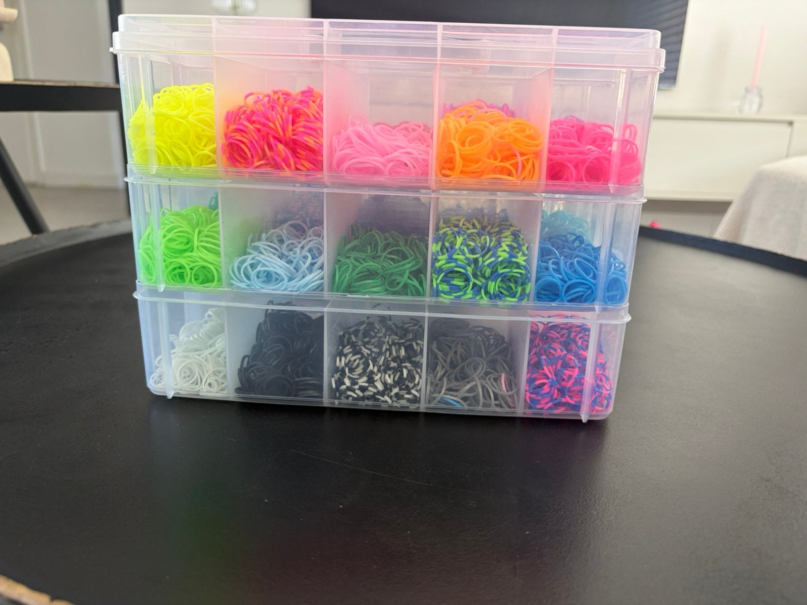 Loombandjes in doos, Hobby en Vrije tijd, Knutselen, Ophalen, Zo goed als nieuw