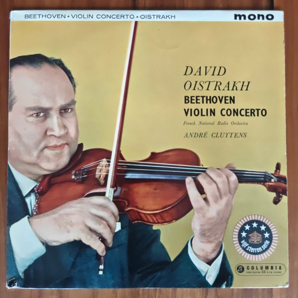 LP - Beethoven / David Oistrakh / André Cluytens, Overige typen, Ophalen of Verzenden, Zo goed als nieuw, 12 inch