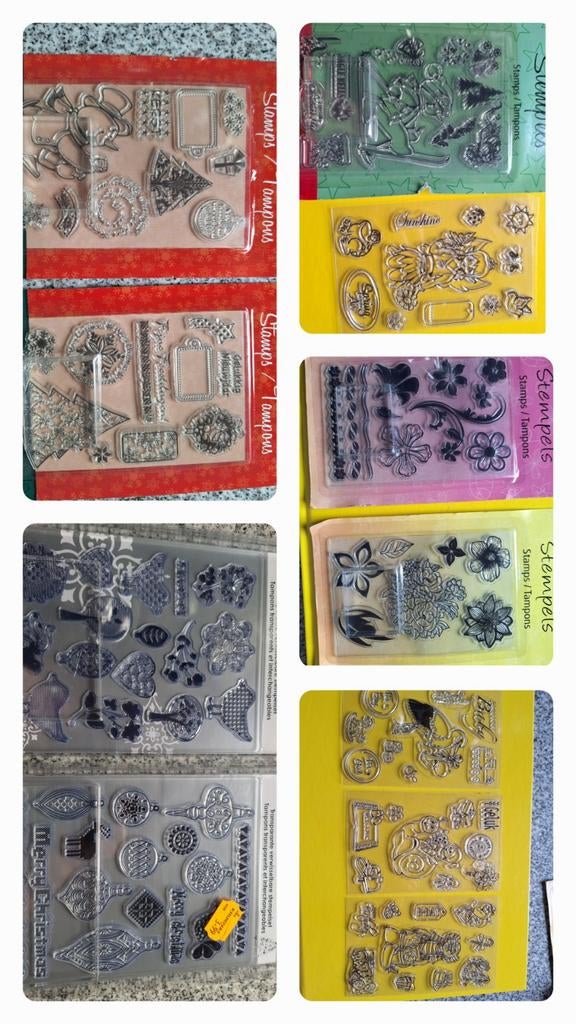 Grote set stempels!! Diverse thema's. Stempelen maar!, Ophalen of Verzenden, Houten stempel