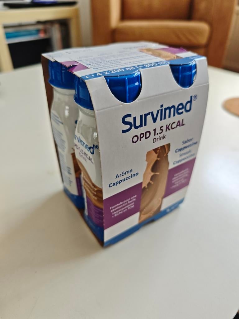 Survimed OPD 1.5 Kcal Cappuccino, 36 flessen, Ophalen of Verzenden
