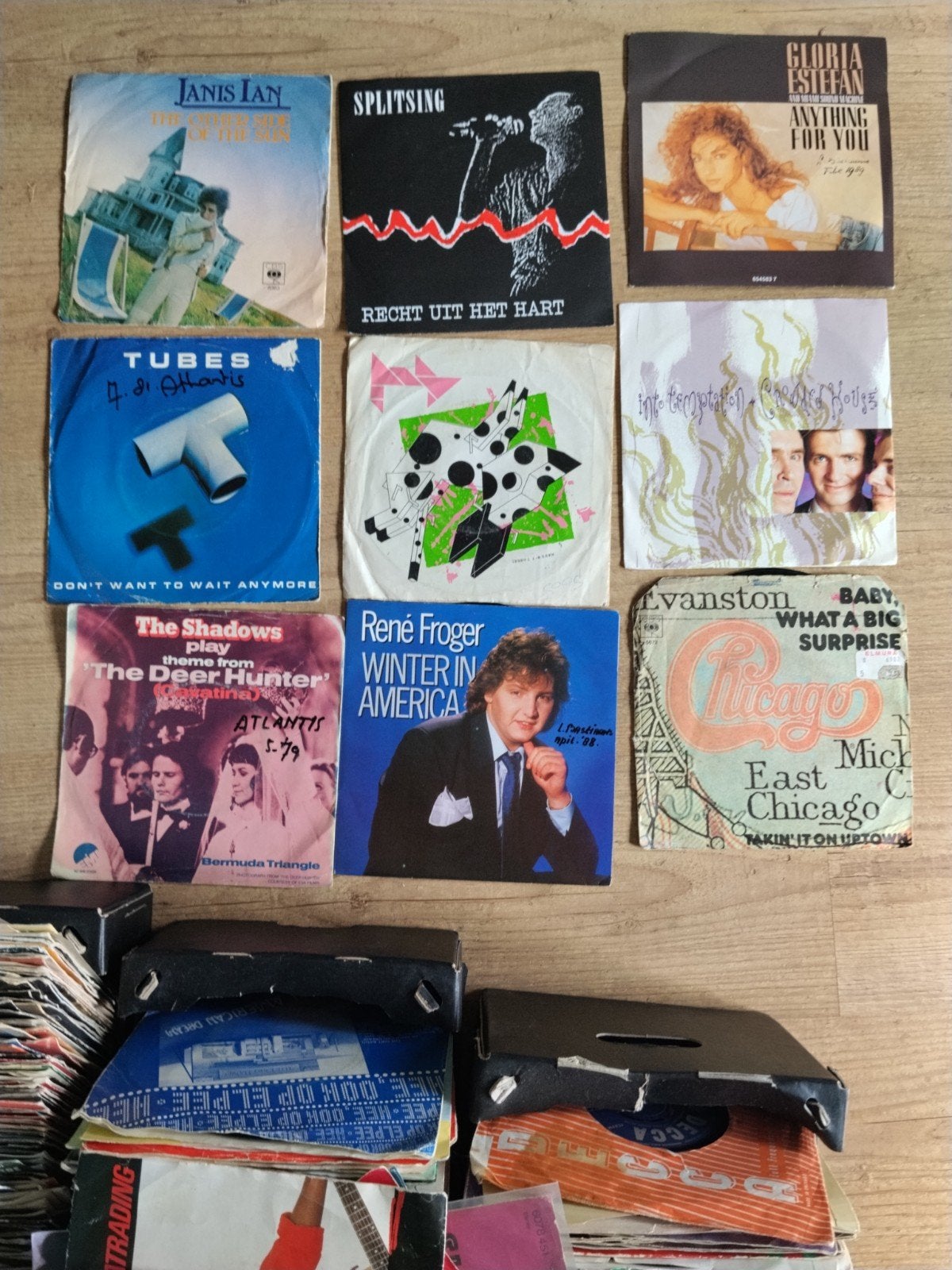 270 plus singles, Cd's en Dvd's, Vinyl Singles, Ophalen of Verzenden, Gebruikt