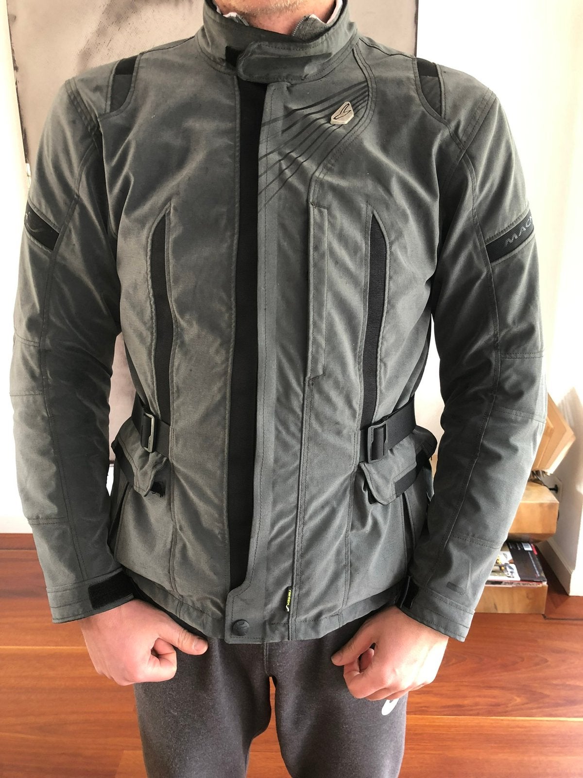 Motorjas maat L met reflectiecaaoting, Motoren, Kleding | Motorkleding, Ophalen of Verzenden, Tweedehands, Heren, Jas | textiel