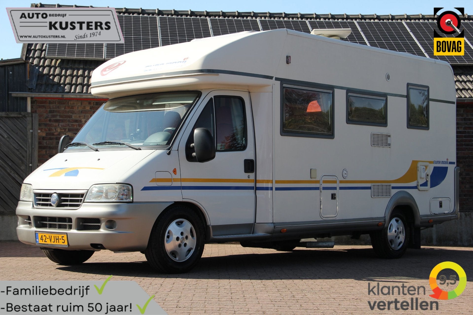 Fiat 244 Eura Mobil Contura 652 SB-03 Winter Camper |Half In, Koelkast, Bedrijf, Fiat, Standkachel