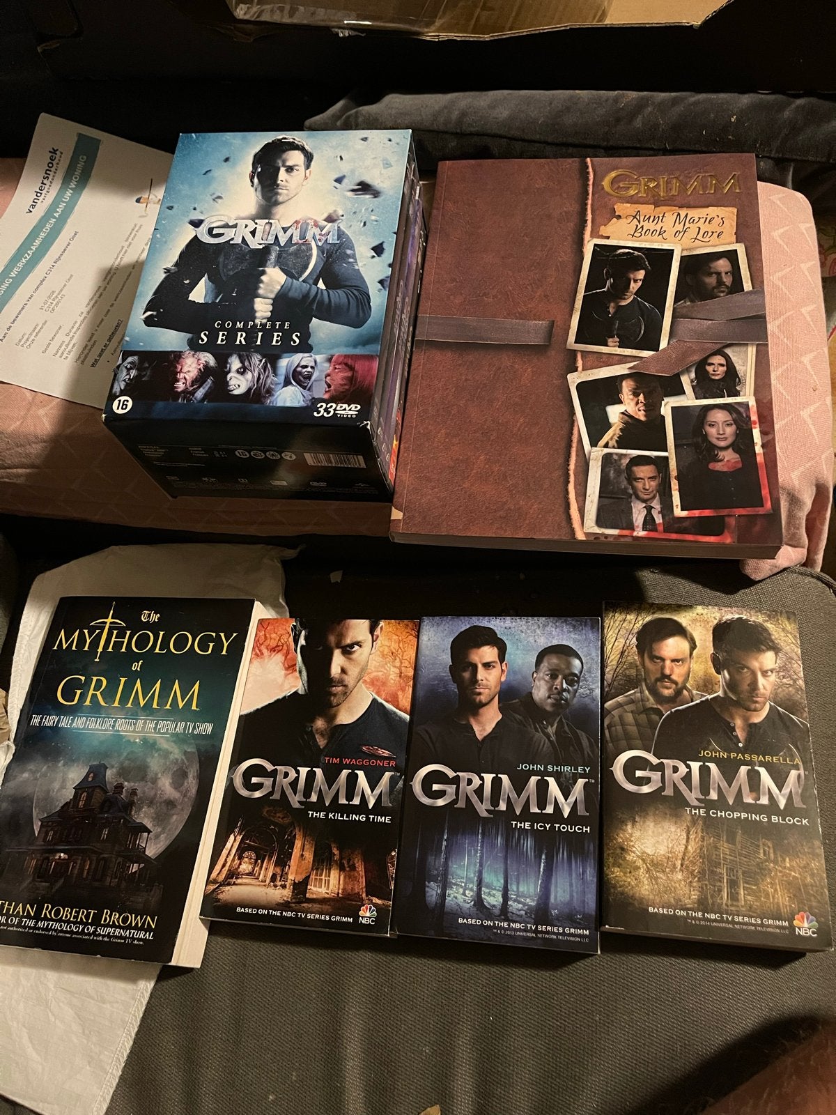 Grimm Complete Series DVD Boxset + Boeken Collectie, Vanaf 16 jaar, Nederlands, Science Fiction en Fantasy, Ophalen of Verzenden