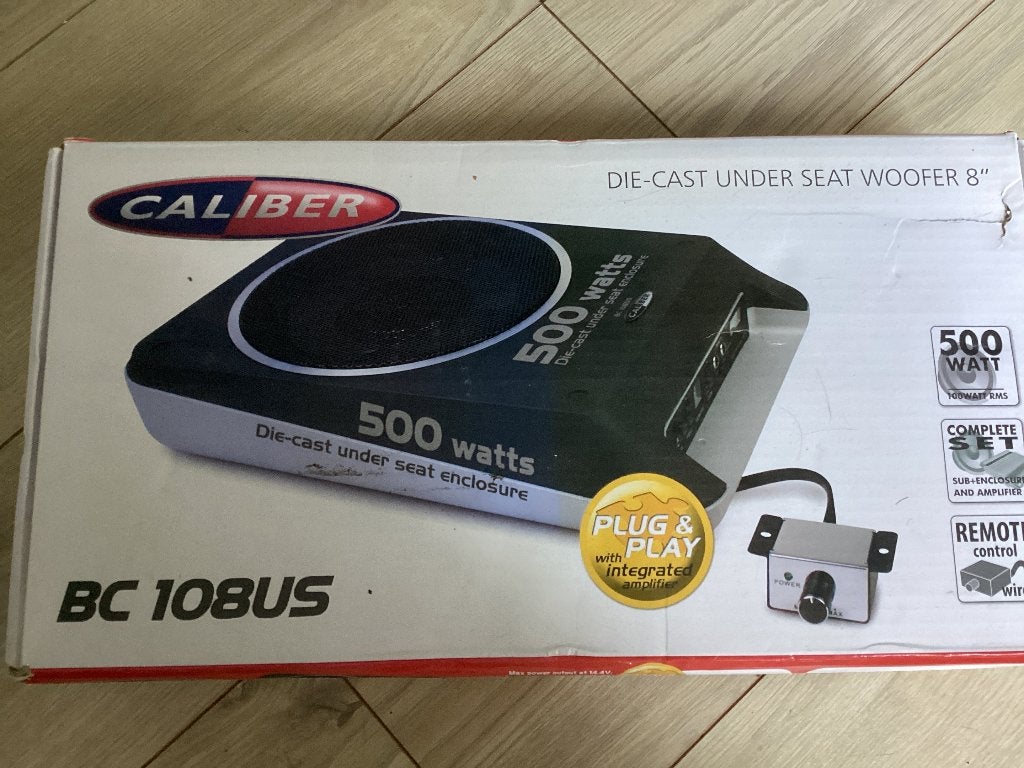 Caliber Die-Cast under seat woofer 8”, Ophalen, Nieuw