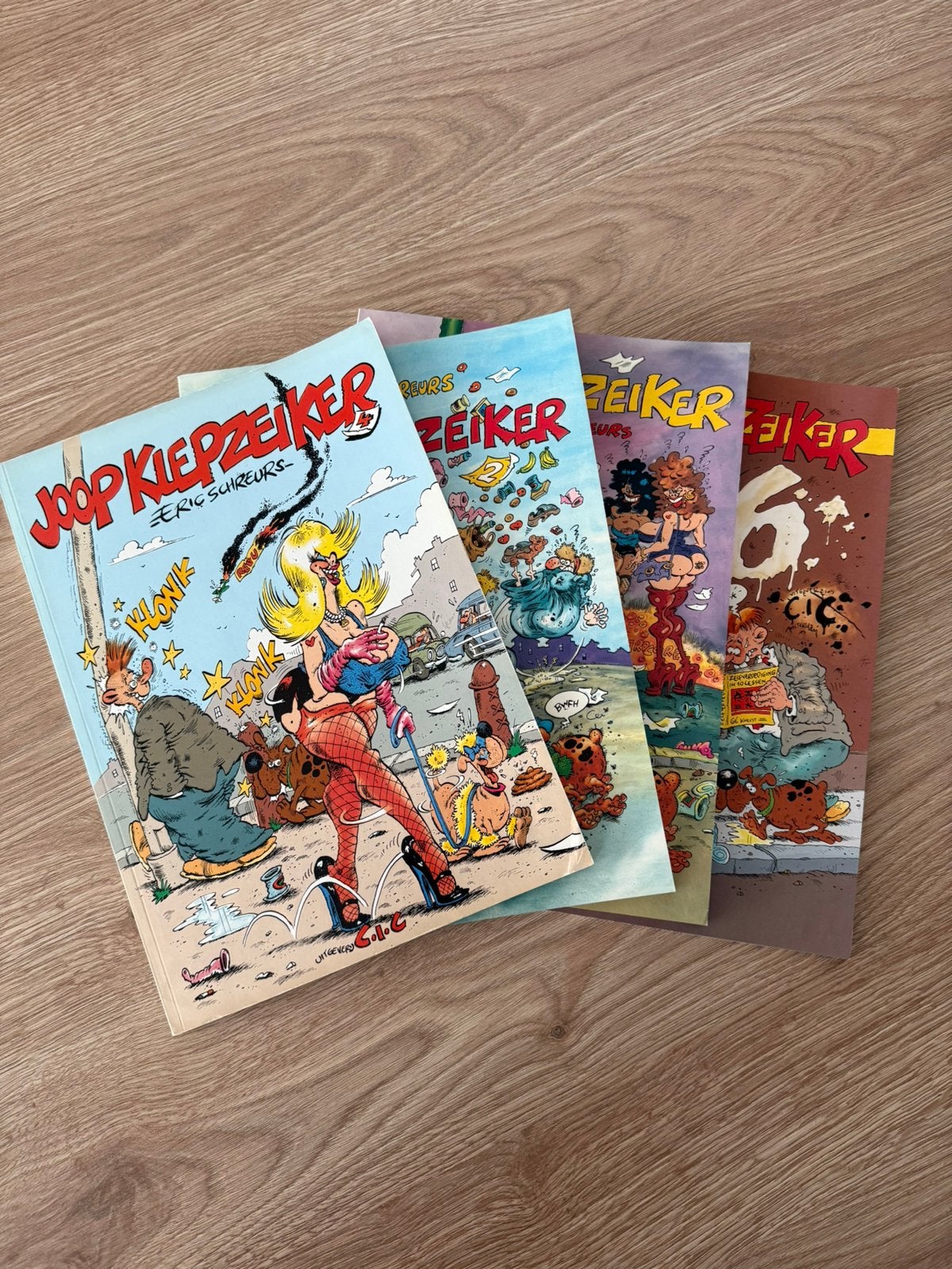Stripboeken Joop Klepzeiker, Boeken, Meerdere comics, Verzenden, Zo goed als nieuw, Europa