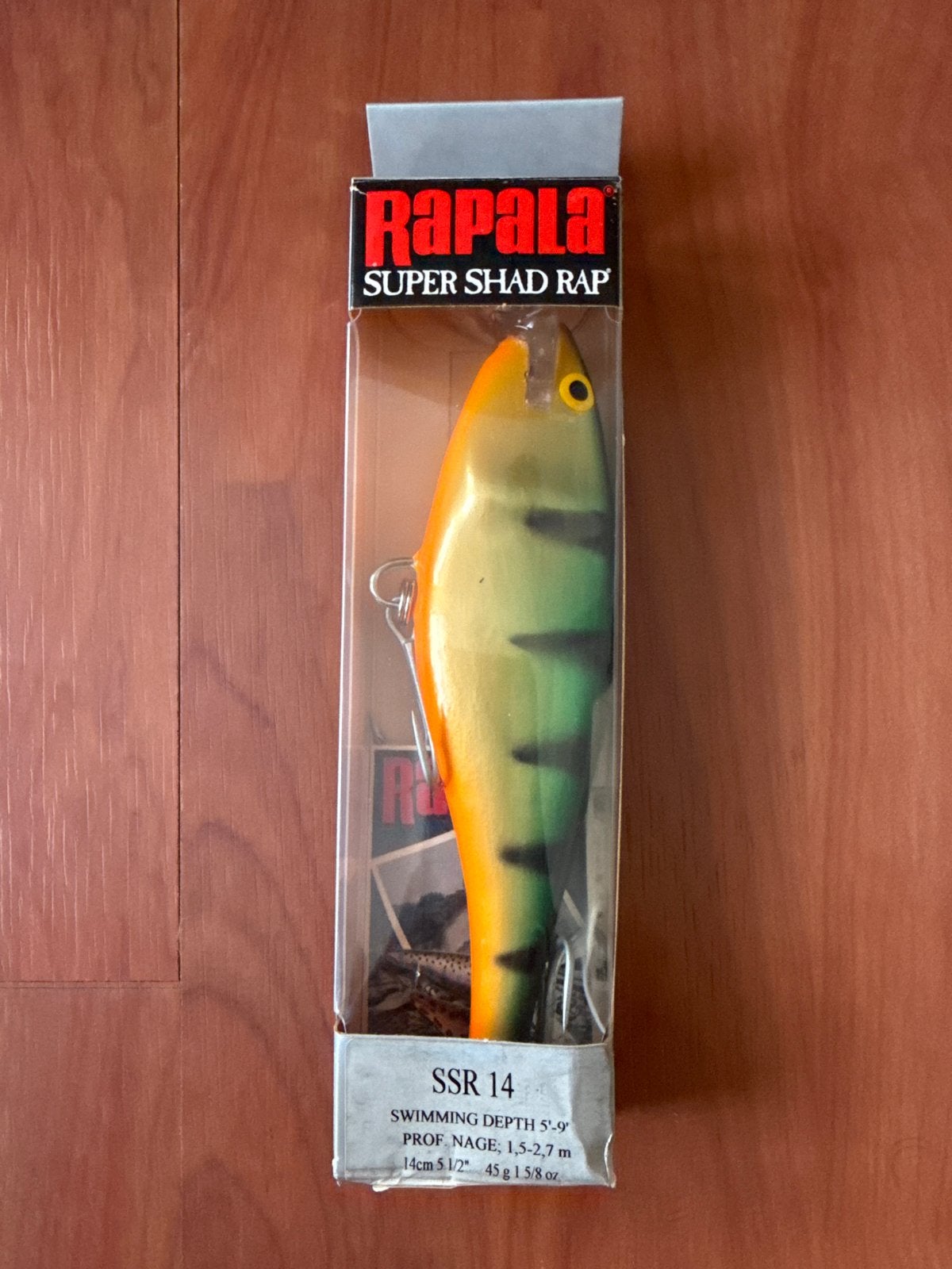 Rapala Super Shad Rap SSR 14 Perch - Nieuw in verpakking, Ophalen of Verzenden, Nieuw, Overige typen