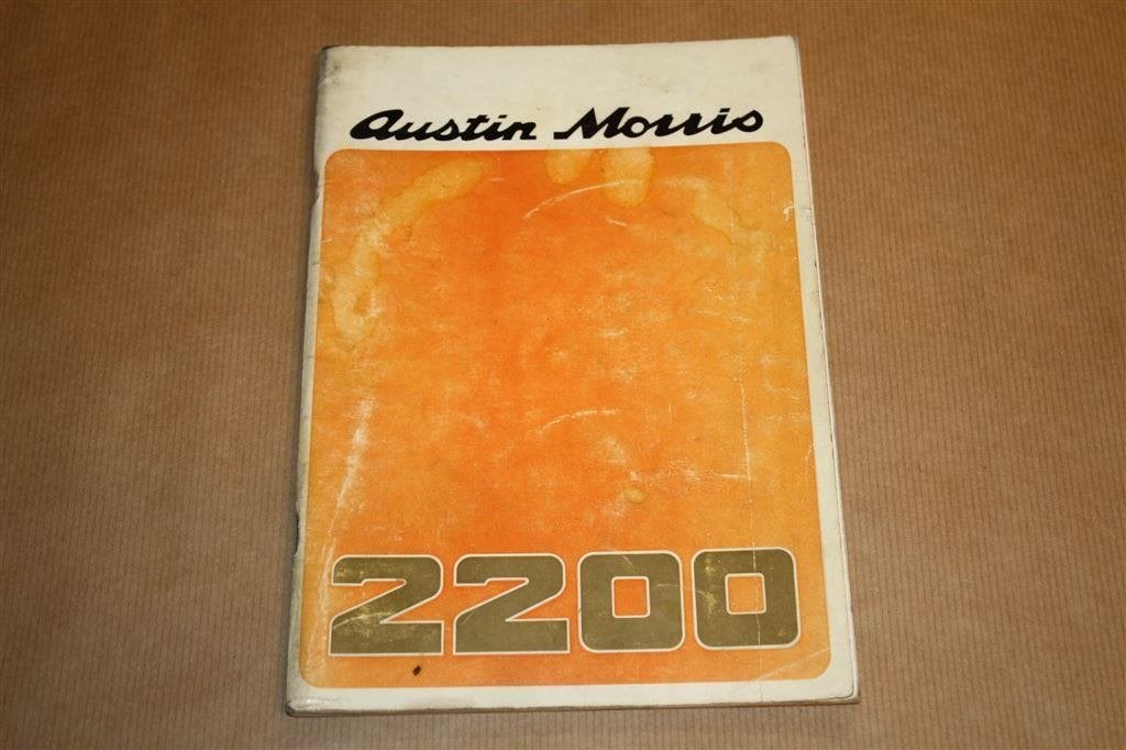 Austin Morris 2200 - Instructieboekje - 1972, Ophalen of Verzenden