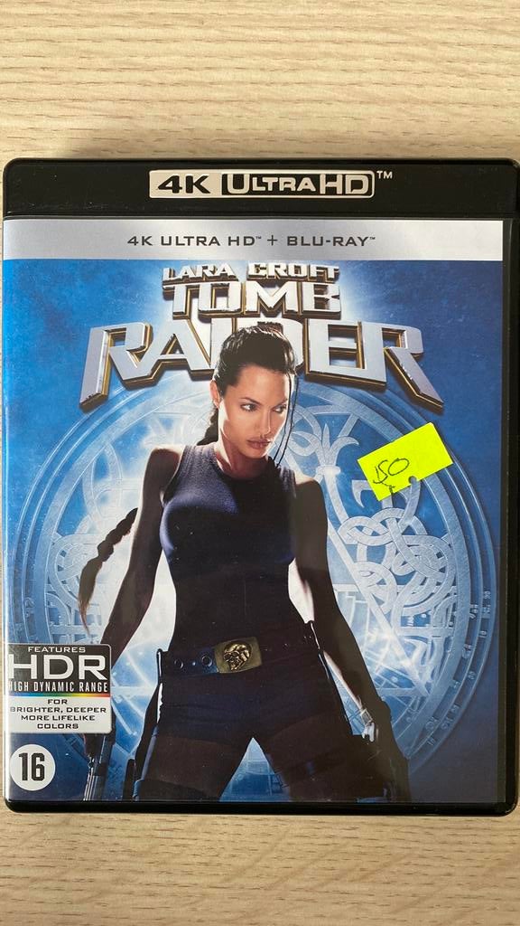 Tomb raider 4K blu ray NL versie lara croft, Cd's en Dvd's, Blu-ray, Ophalen of Verzenden, Zo goed als nieuw, Avontuur