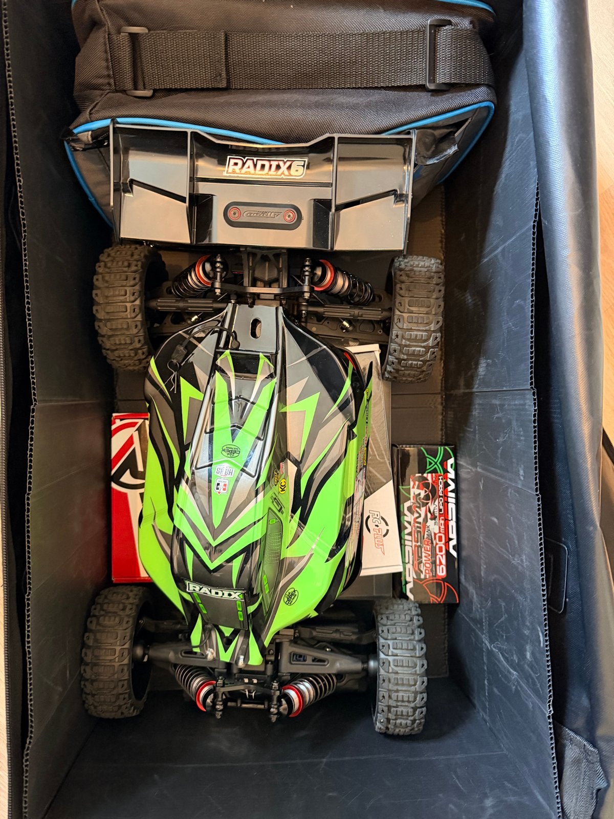 TEAM CORALLY RADIX XP 6S - MODEL 2021 - 1/8, Hobby en Vrije tijd, Auto offroad, Zo goed als nieuw, RTR (Ready to Run), Schaal 1:8